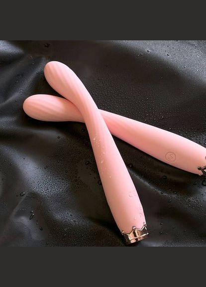 Многофункциональный вибратор для точки G с рельефной головкой анальный светло-розовый (2104618292) No Brand (322843620)