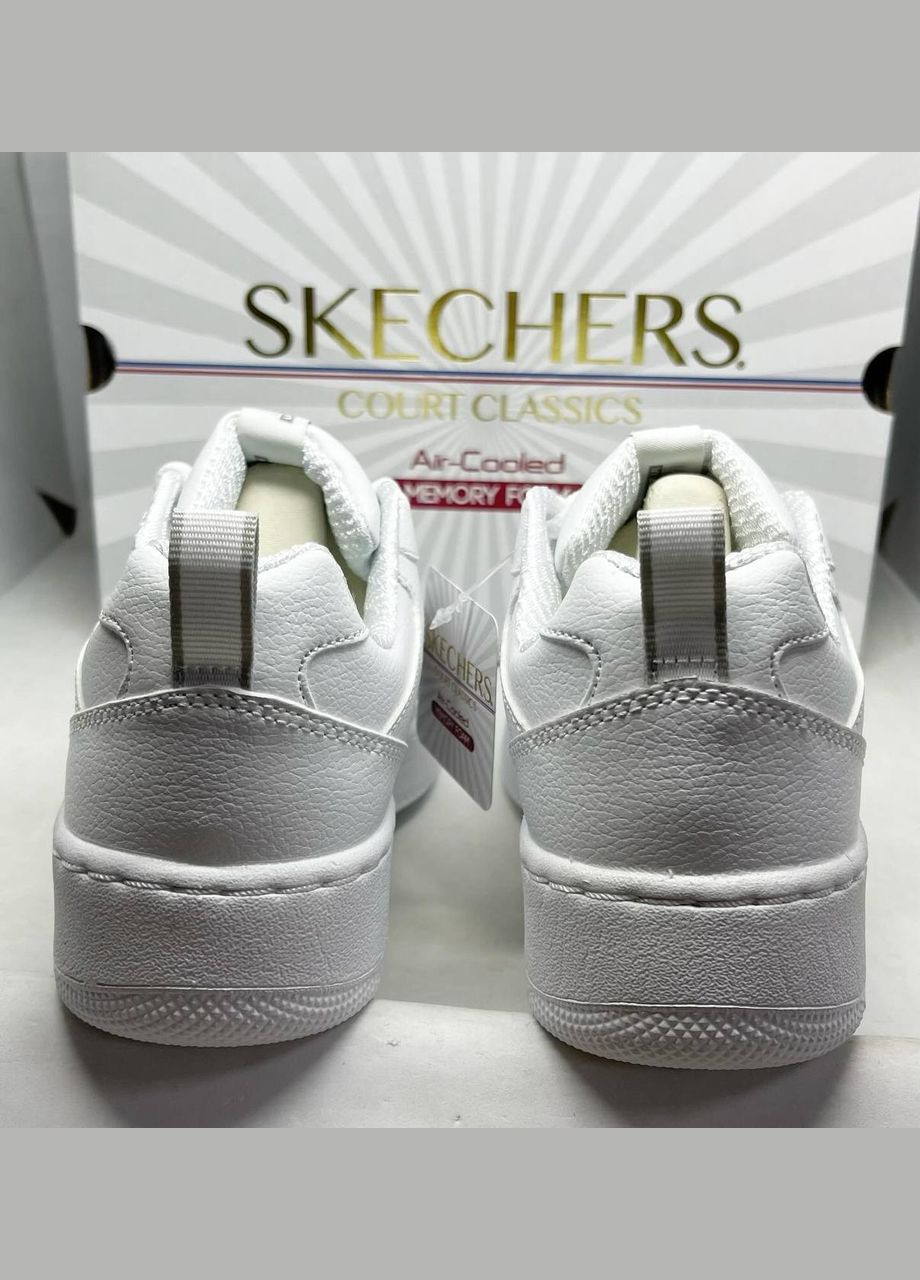Білі кросівки жіночі Skechers sport court