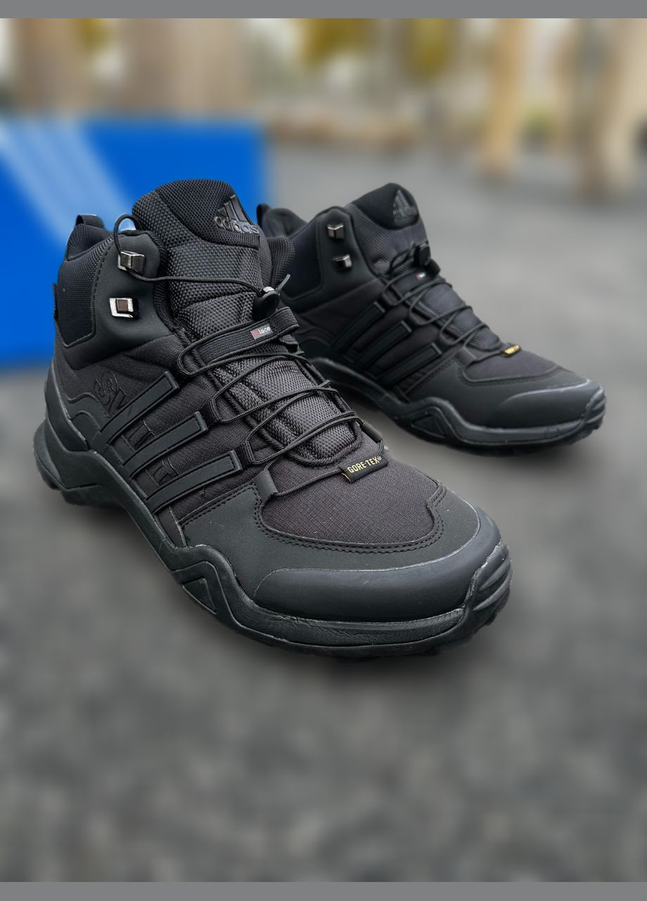 Черные зимние стильные термо кроссовки No Brand