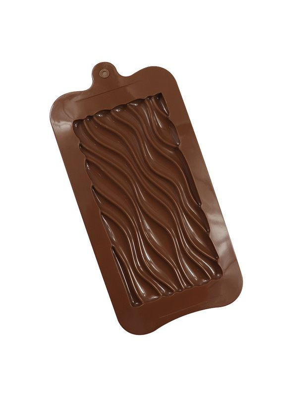 Силиконовая форма для шоколада, форма плитка шоколада Волны ( ) China (366874262)