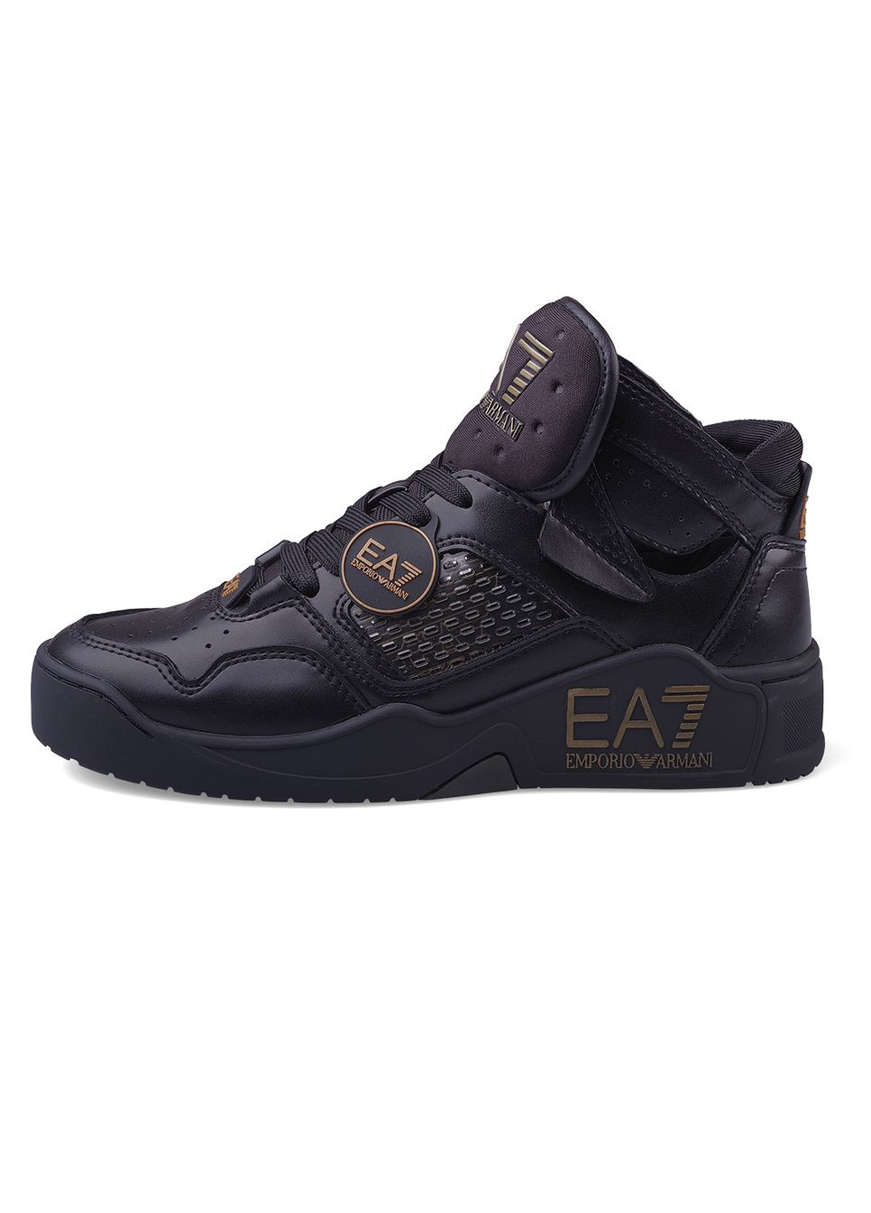 Черные полусапоги женские ARMANI EA7