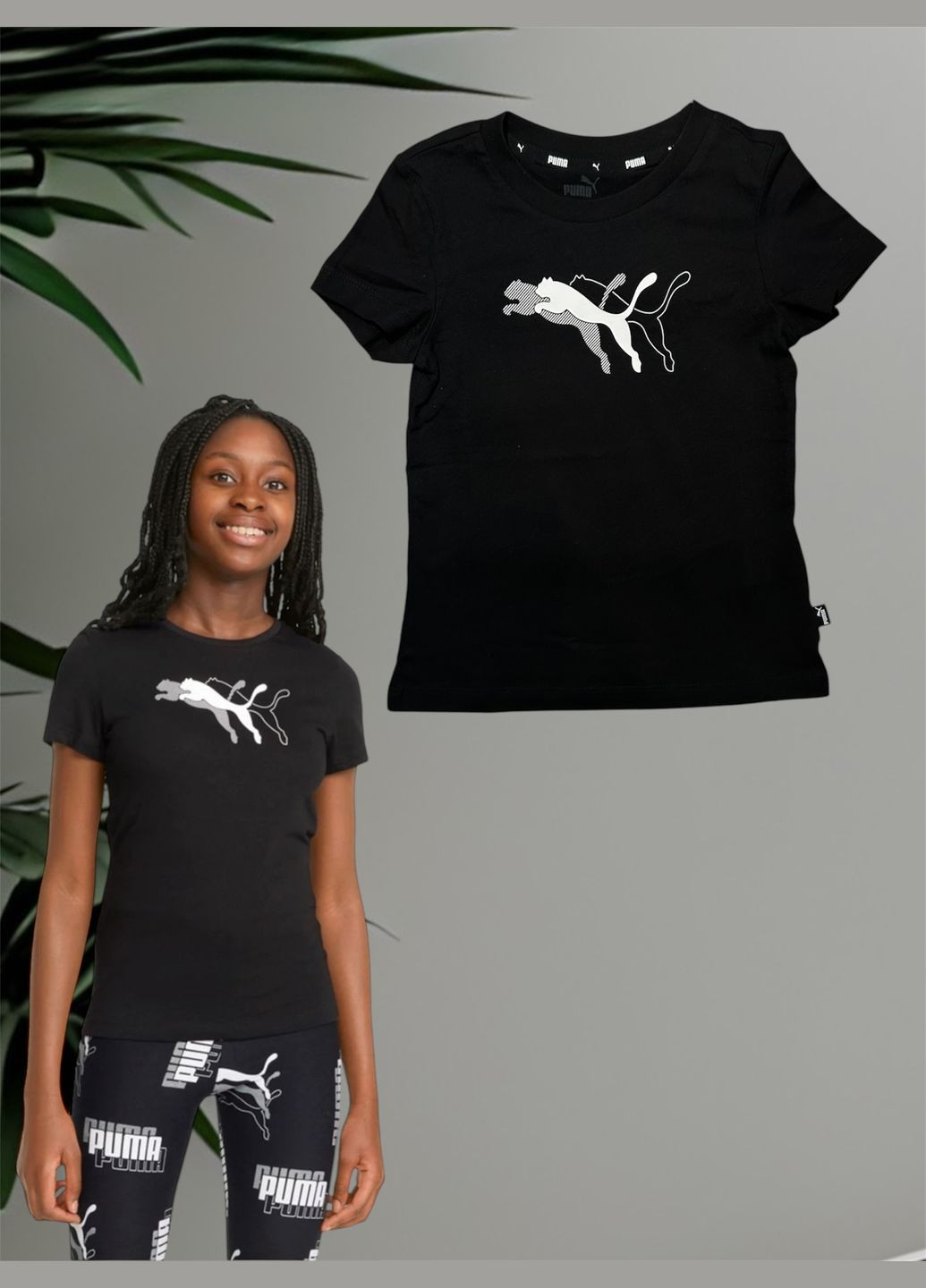 Чорна футболка Puma