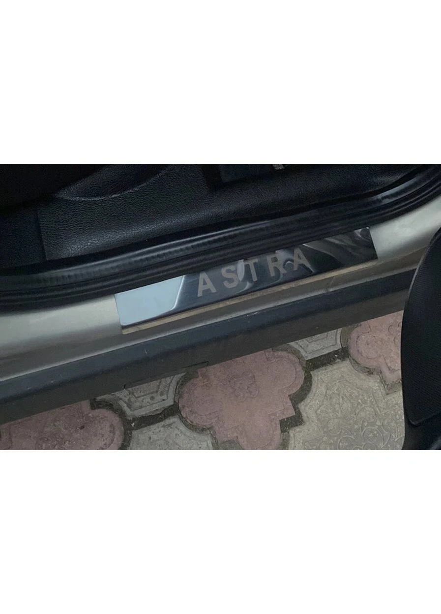 Накладка на пороги (4 шт, сталь) для Opel Astra G classic 1998-2012 гг CARMOS (391750935)