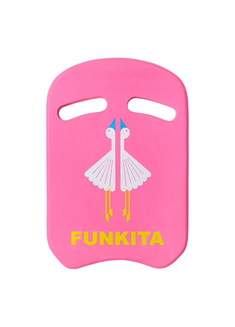 Доска для плавания Funky Trunks Get A Grip Kickboard Stunner (FKG023N7217500) 42см х 27см розовая Funkita (366072730)