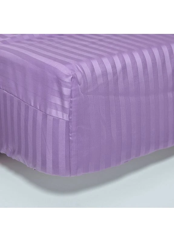 Простирадло на резинці Satin Stripe 180х200х10 см (MS-850007096) Moon&Star Purple Dream (394448846)