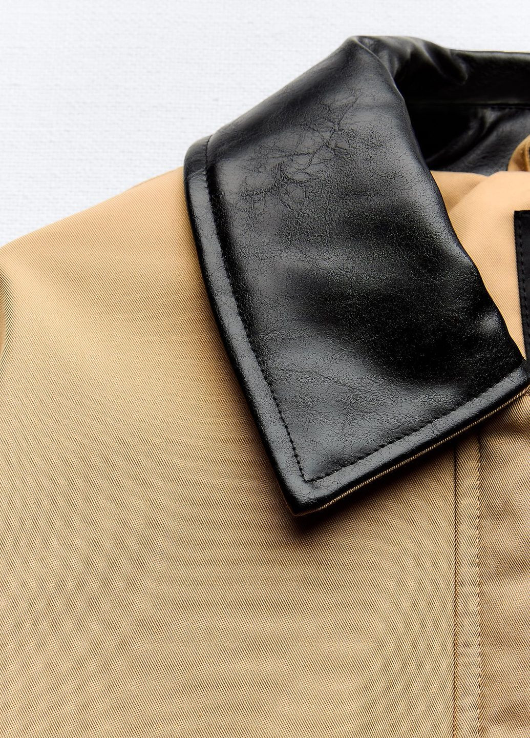Светло-коричневая демисезонная куртка Zara