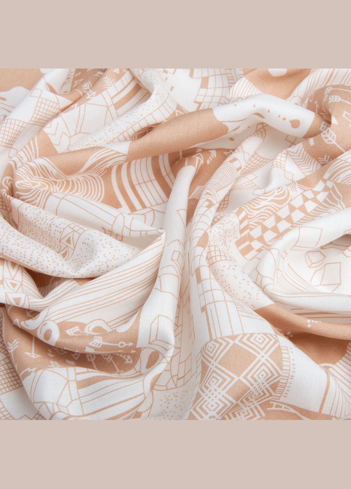 Тканина плательна штапель віскоза 145 см 130 г/м2 для суконь, спідниць, штанів, комбінезонів, дитячого одягу IDEIA (342398897)