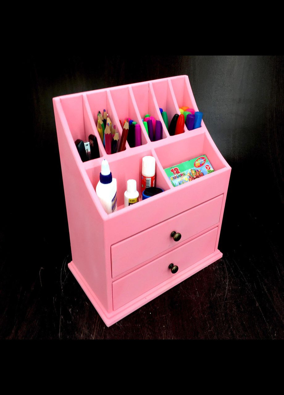 Органайзер настільний з дерева Кресмонт барбі (КНЦ-006150) No Brand (328230217)