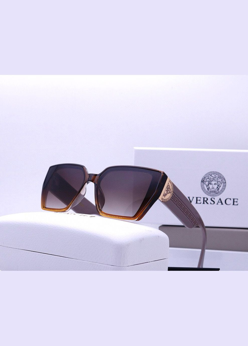 Женские брендовые очки (5507) brown No Brand (322157226)