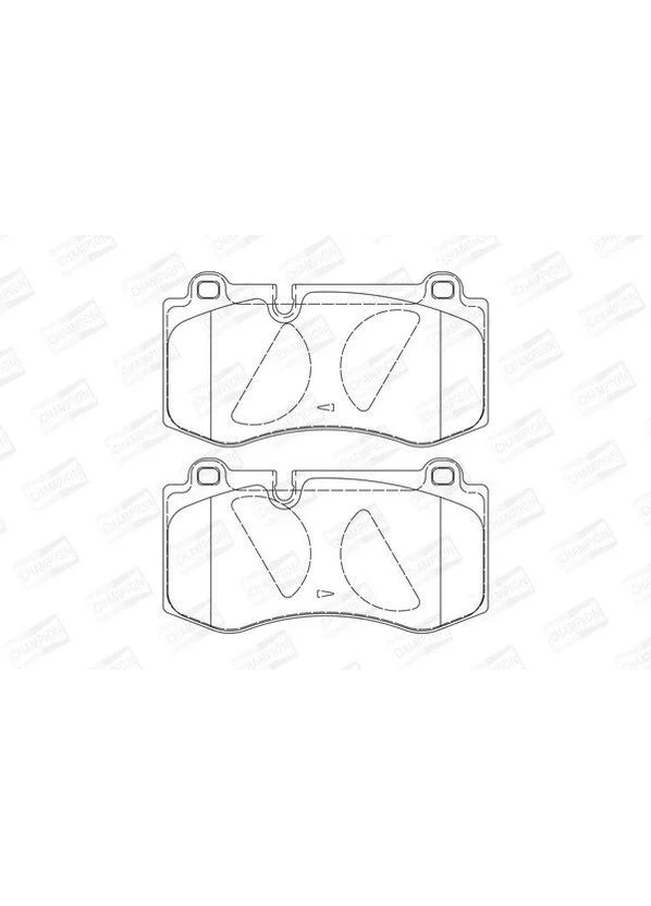 Колодки гальмівні дискові передні MERCEDES-BENZ E-CLASS (W211) 02-09, S-CLASS (W221) 05-13 (573178CH) Champion (332797225)