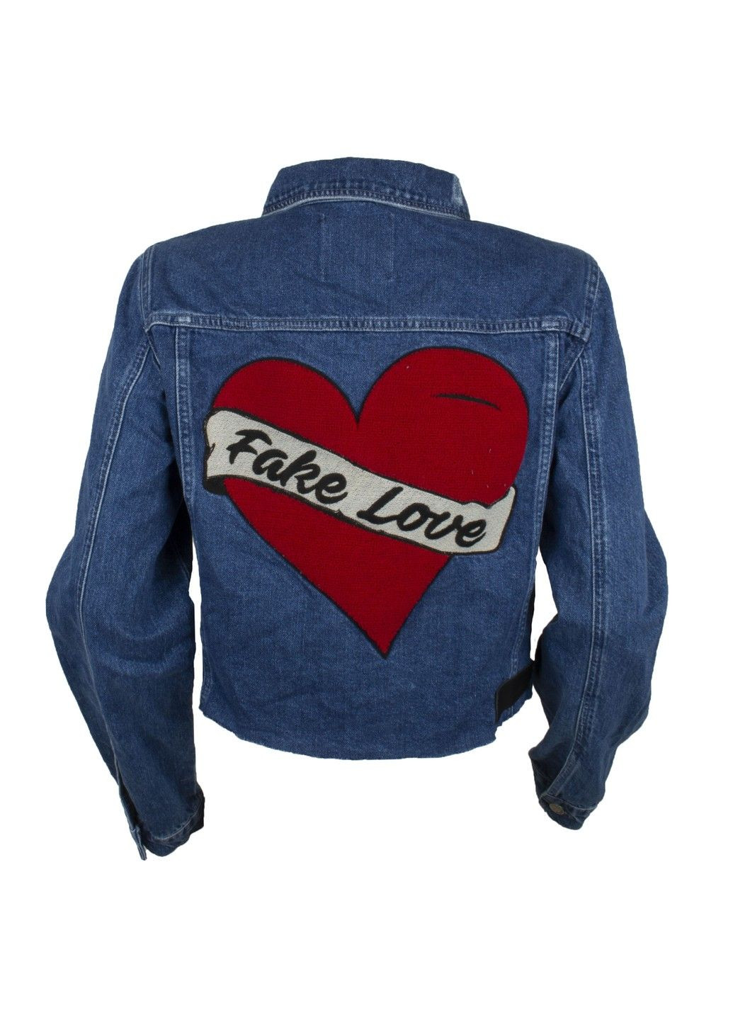 Синя демісезонна джинсова куртка Nikkie