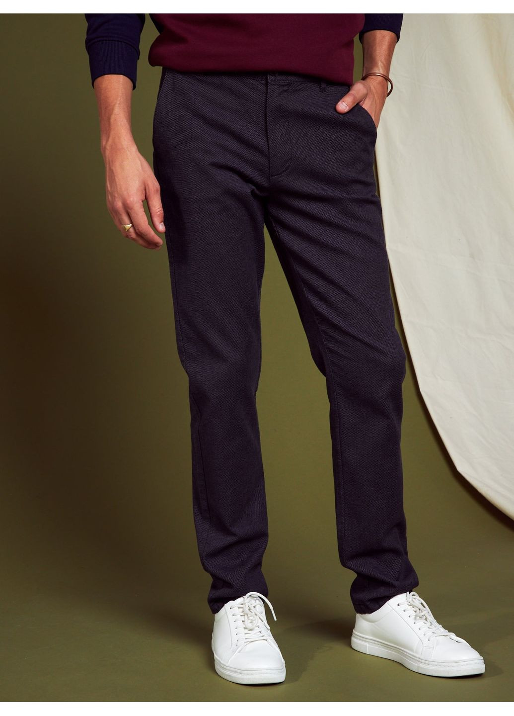 Брюки демісезон,темно-сірий в візерунки, Kiabi (361028839)