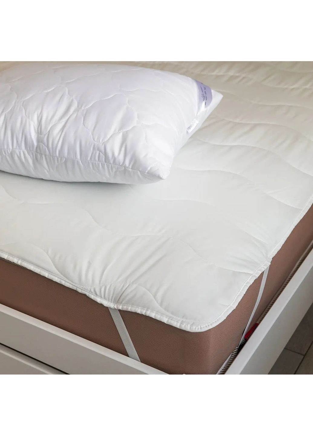 Наматрацник 120*200 см бавовняний гіпоалергенний Білий (25030120200) ТЕП (364100149)