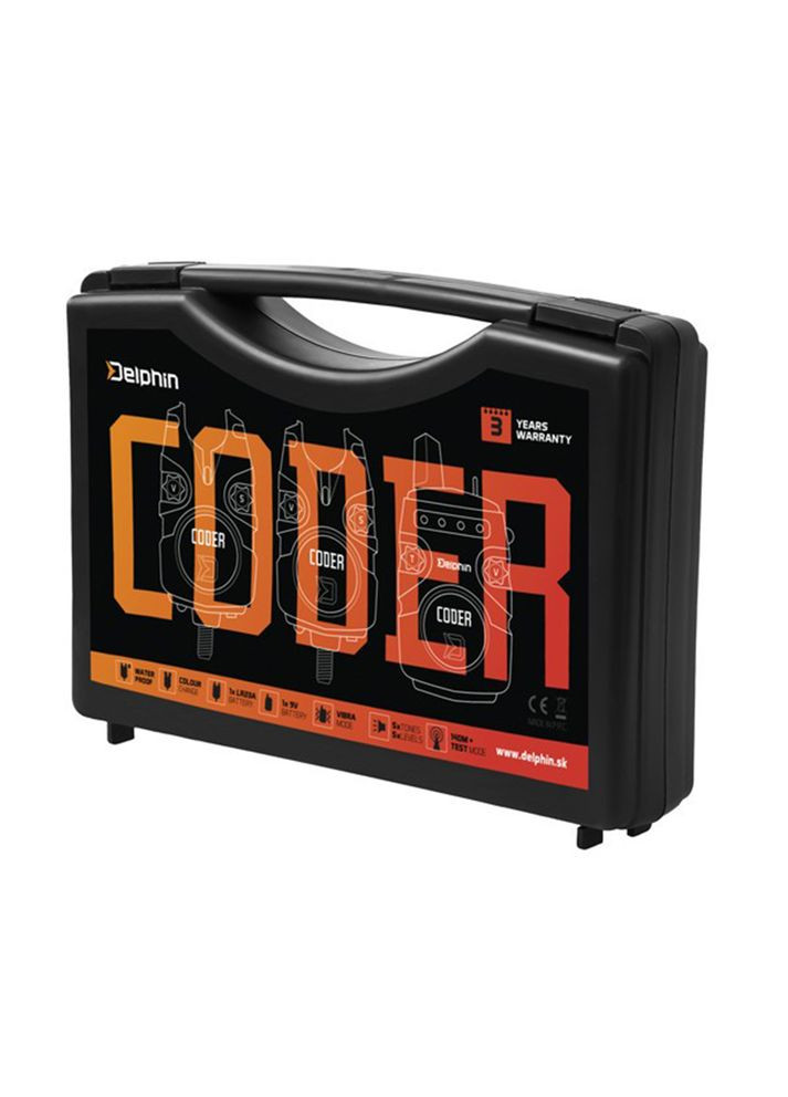 Набір сигналізаторів кльову CODER 3+1 101001354 Delphin (317350995)