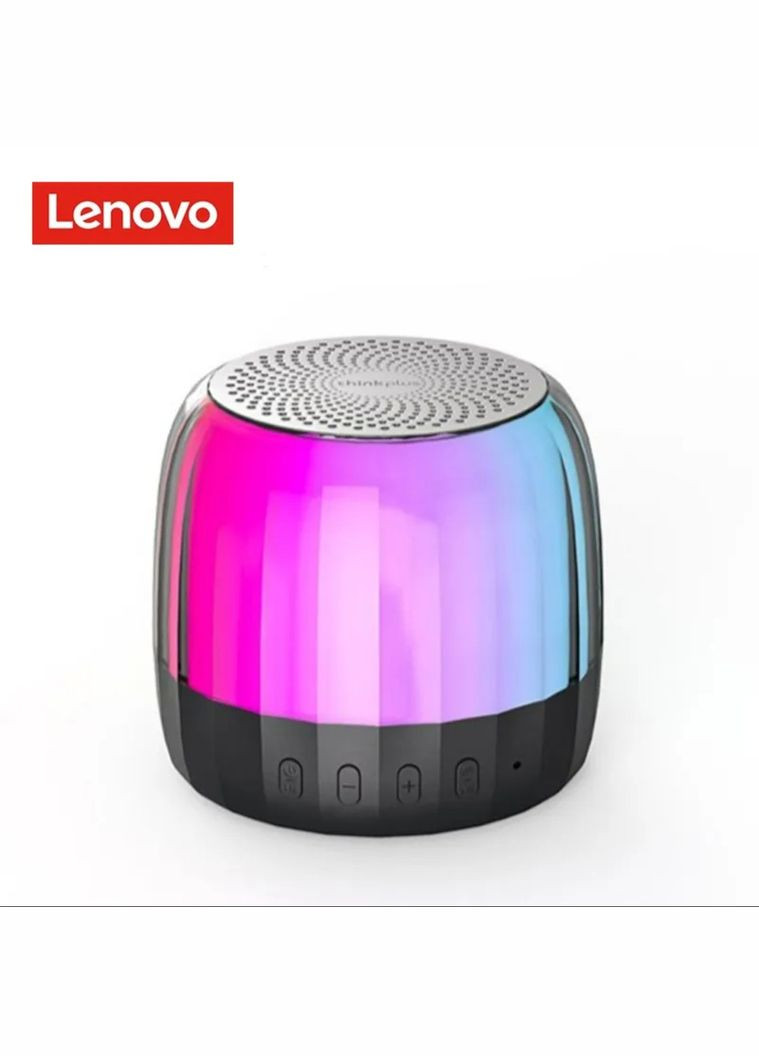 Світлодіодна блютуз-колонка K3 Plus Bluetooth 5.0 портативна колонка світломузка Lenovo (341316283)