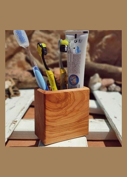 Органайзер для зубных щёток из дерева Мулай савоярди (ОЗЩ-005005) No Brand (328293215)