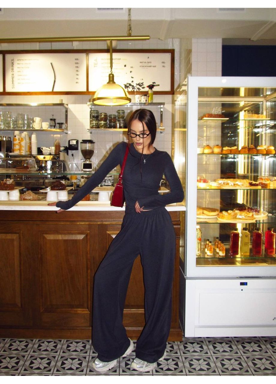 Костюм (лонг + палаццо) из кашемирового трикотажа — ЗАМЕРЫ В ОПИСАНИИ DK/DL Мода без кордонів (371140284)