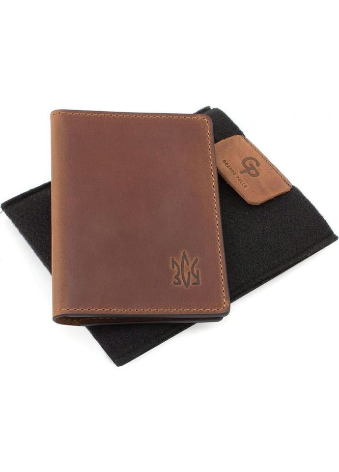 Шкіряна обкладинка для військового квитка ЗСУ 257123 Grande Pelle (329150624)