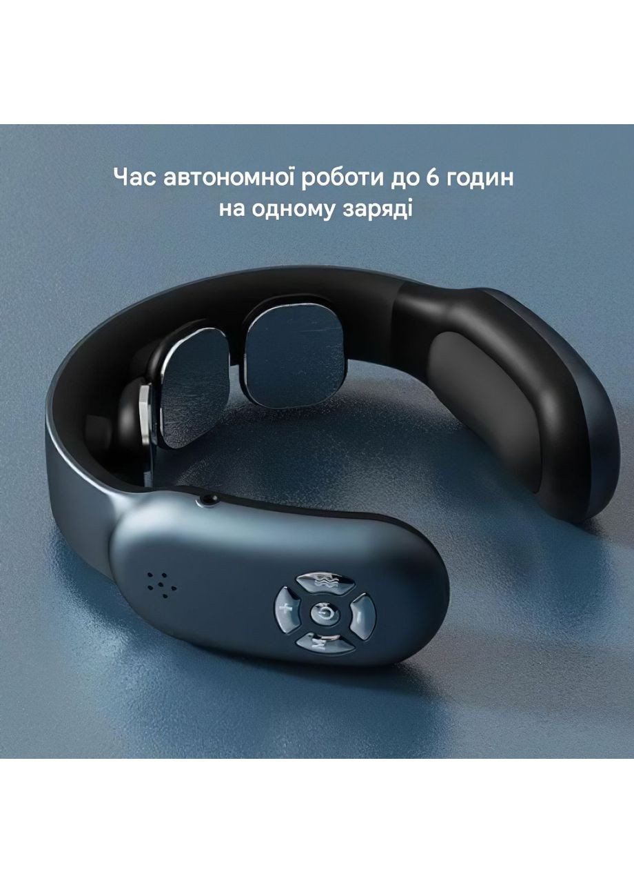 Електромасажер імпульсний для шиї та плечей масажер з функцією міостимуляції (М742) No Brand (360867159)