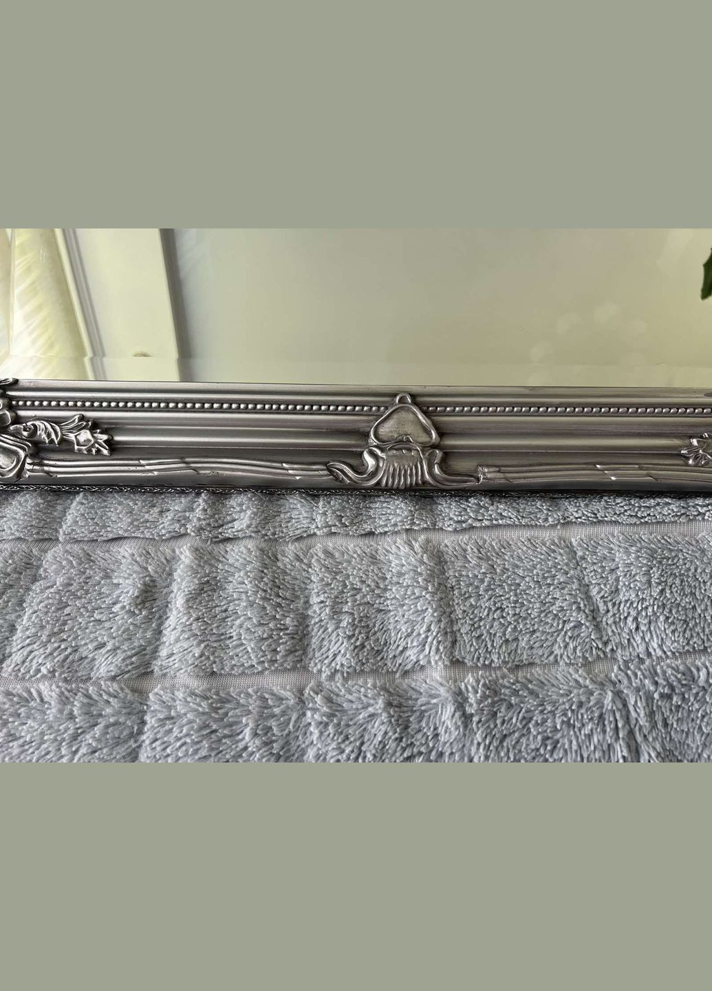 Зеркало серебряное с патиной в деревянной раме No Brand (308983384)