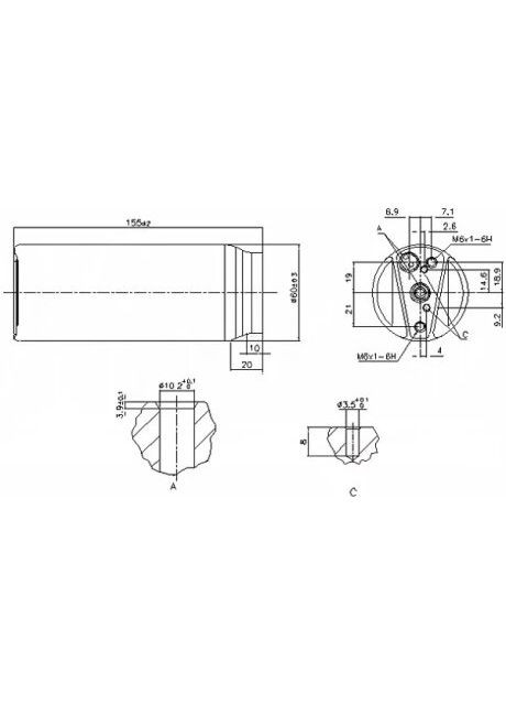 Осушувач кондиціонера TOYOTA CAMRY 91- 95063 Nissens (366165580)