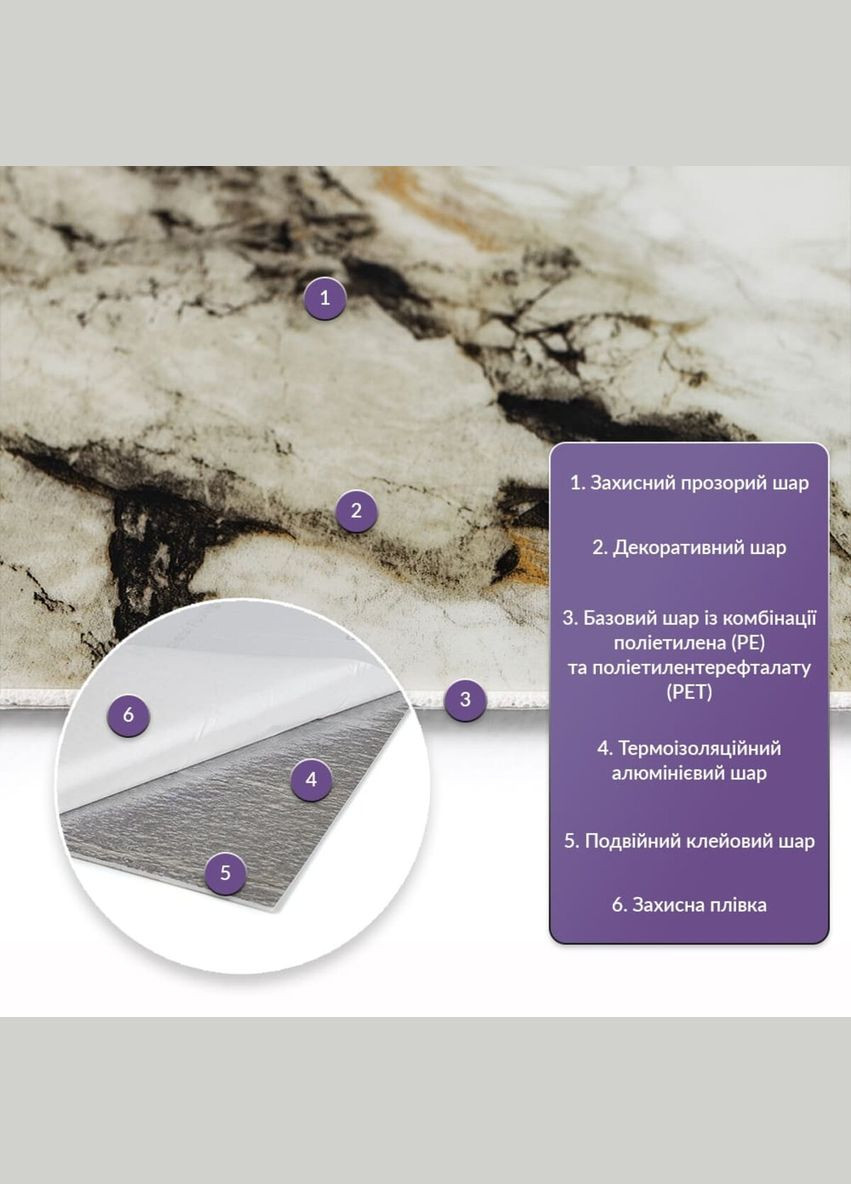 Самоклеящаяся стеновая PET плитка 600*300*2mm (D) SW-00002303 No Brand (316051113)