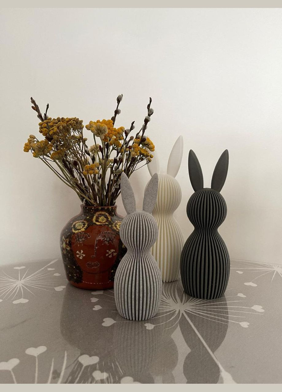 Декоративна фігурка "Зайчик", весняний декор, 21 см No Brand (364502681)