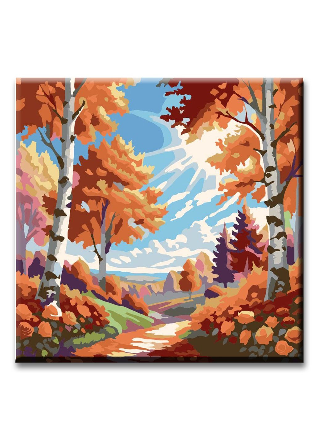 Картина по номерам 30*30 см Тропинка в саду ArtStory (303126258)