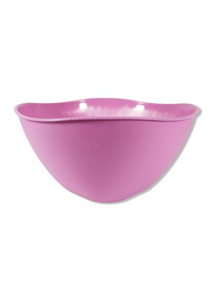 Миска салатница «Волна» 3 л «» Розовый Plastic's Craft (285752795)