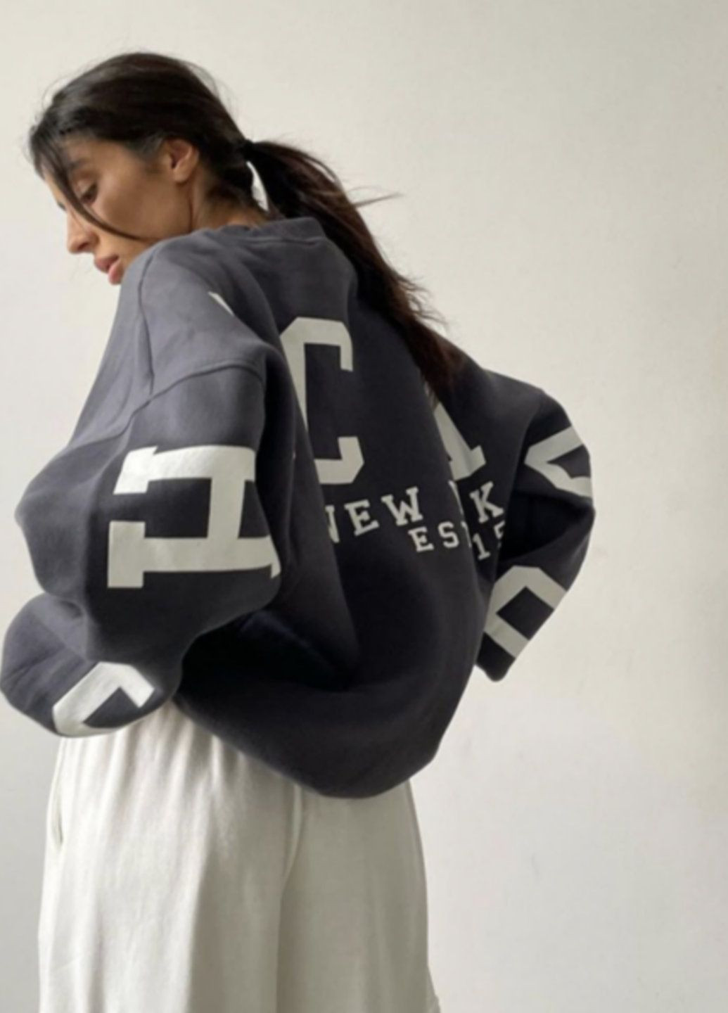 Cвитшот женский утепленный XXL SUNCOMELY серый No Brand Модель (308133552)