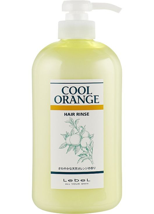 Бальзам для волосся "Холодний апельсин" Cool Orange Balm 600ml (486147-88289) Lebel (368644631)