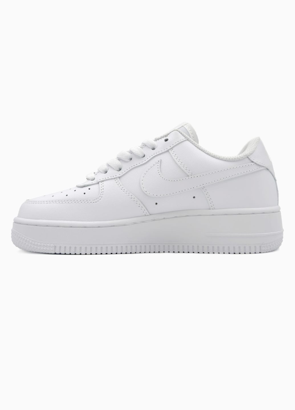 Кросівки жіночі і чоловічі Nike Air Force white | Найк Аір Форс білі No Brand білі демісезони (316231412)