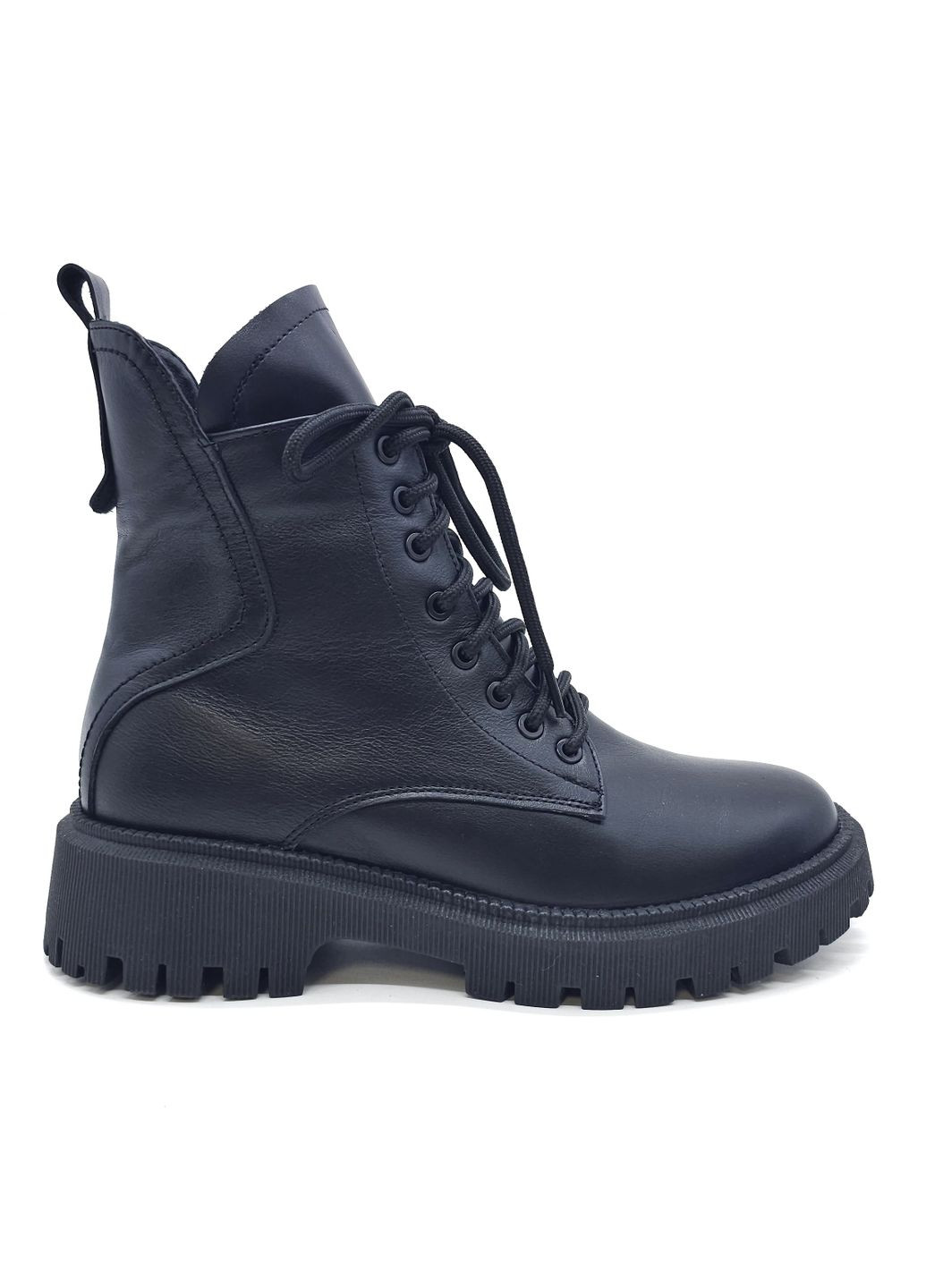 Жіночі черевики зимові чорні шкіряні FS-14-11 23 см (р) Foot Step (267313509)