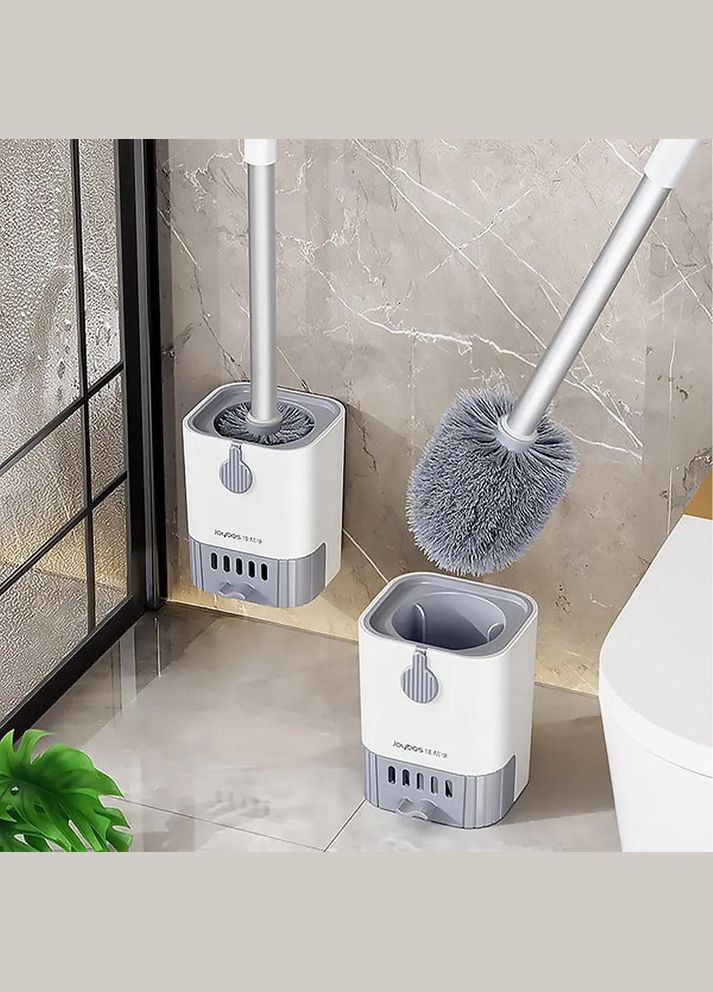 Йоржик для унітазу Hygienic з тримачем на стіну та знімним піддоном Joybos (315137515)