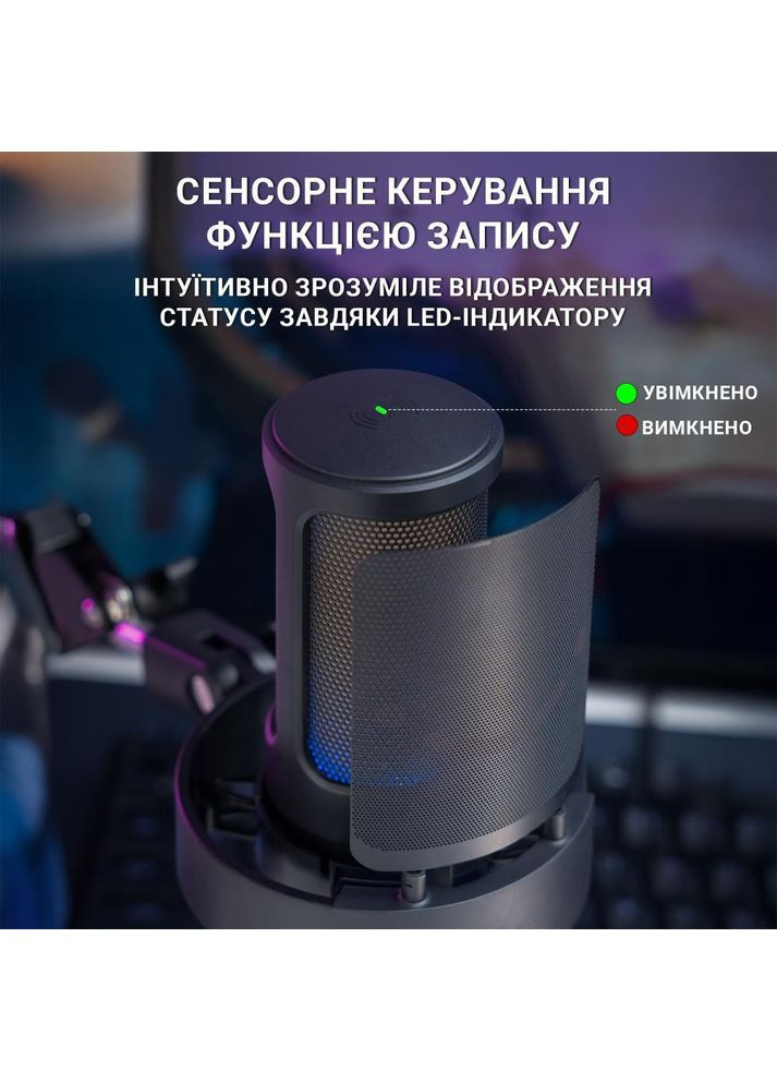 Микрофон для ПК/ для стриминга, подкастов A8 Black Fifine (362213251)