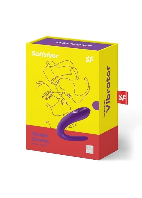 Вібратор для пар Double Classic з одним моторчиком Satisfyer (385657335)