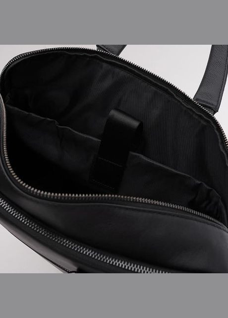 Сумка мужская кожаная портфель в дорогу планшет для документов А4 для телефона Черный 34207 Ricco Grande (334674030)