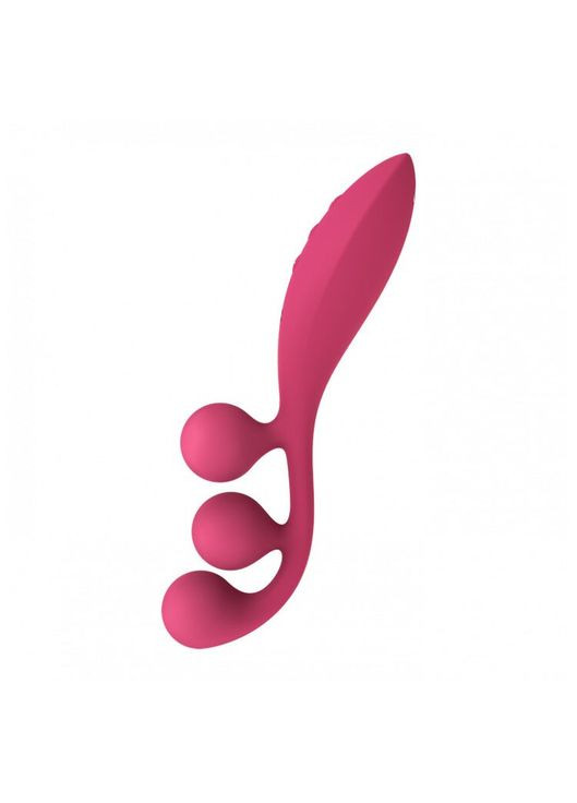 Универсальный вибратор Tri Ball 1, 3 мотора, гнется CherryLove Satisfyer (283251351)