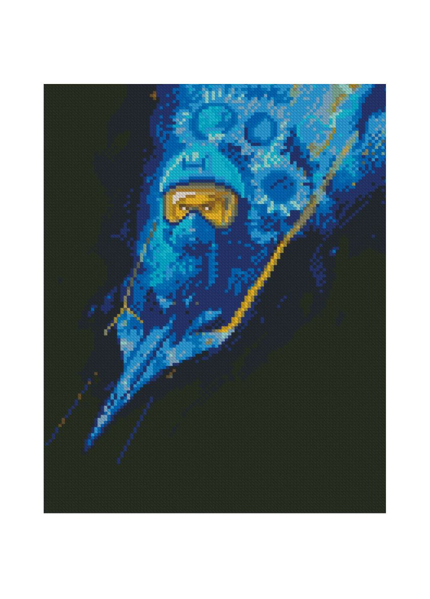 Алмазна мозаїка для дітей 8+ українські привиди з ефектом блиску см Strateg (362421508)