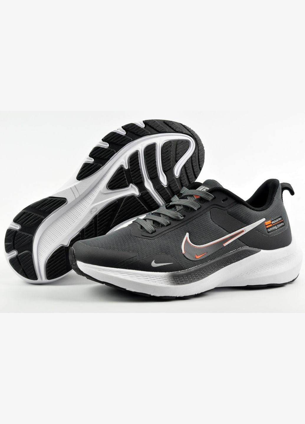 Кроссовки унисекс Nike Zoom No Brand серые лето (335007566)