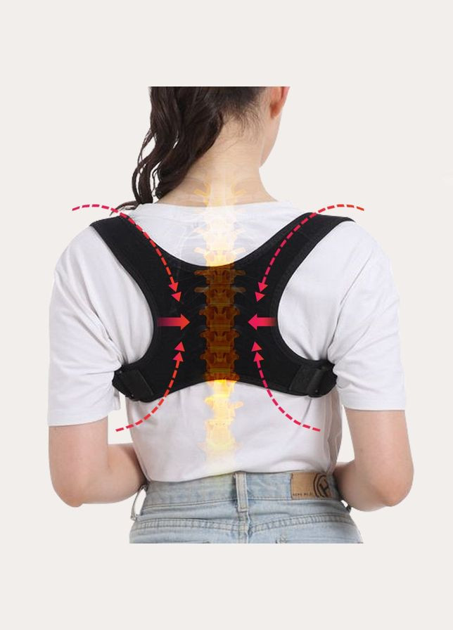 Коректор постави універсальний ортопедичний реклінатор для спини бежевого кольору розмір М No Brand (324834244)