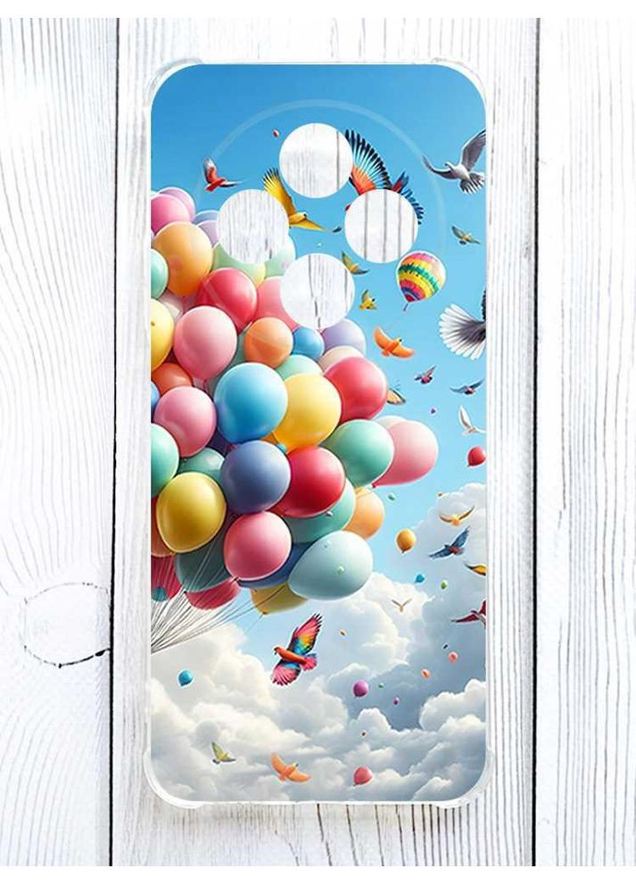 Чохол з потовщеними кутами на Xiaomi Redmi 14C / Poco C75 Повітряні кульки (принт 365) Creative (355387826)