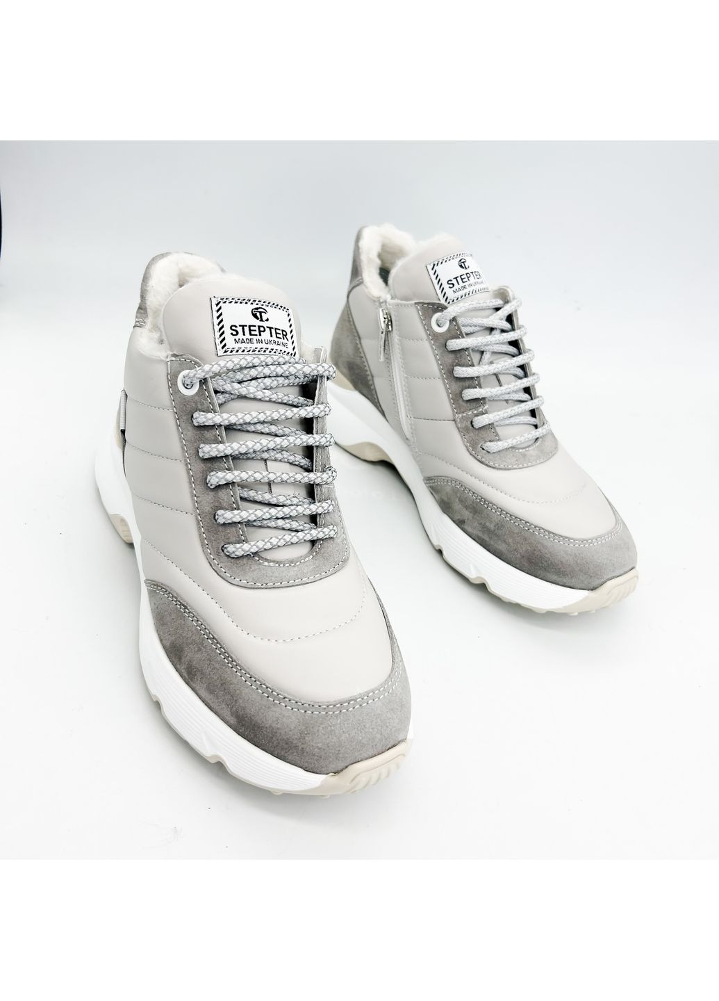 Зимние ботинки (р) кожа/замша 0-1-1-8244 Stepter