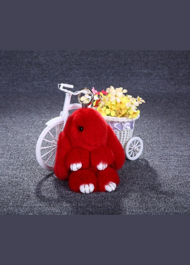 Меховой брелок заяц на сумку рюкзак Кофе с молоком No Brand (301594160)