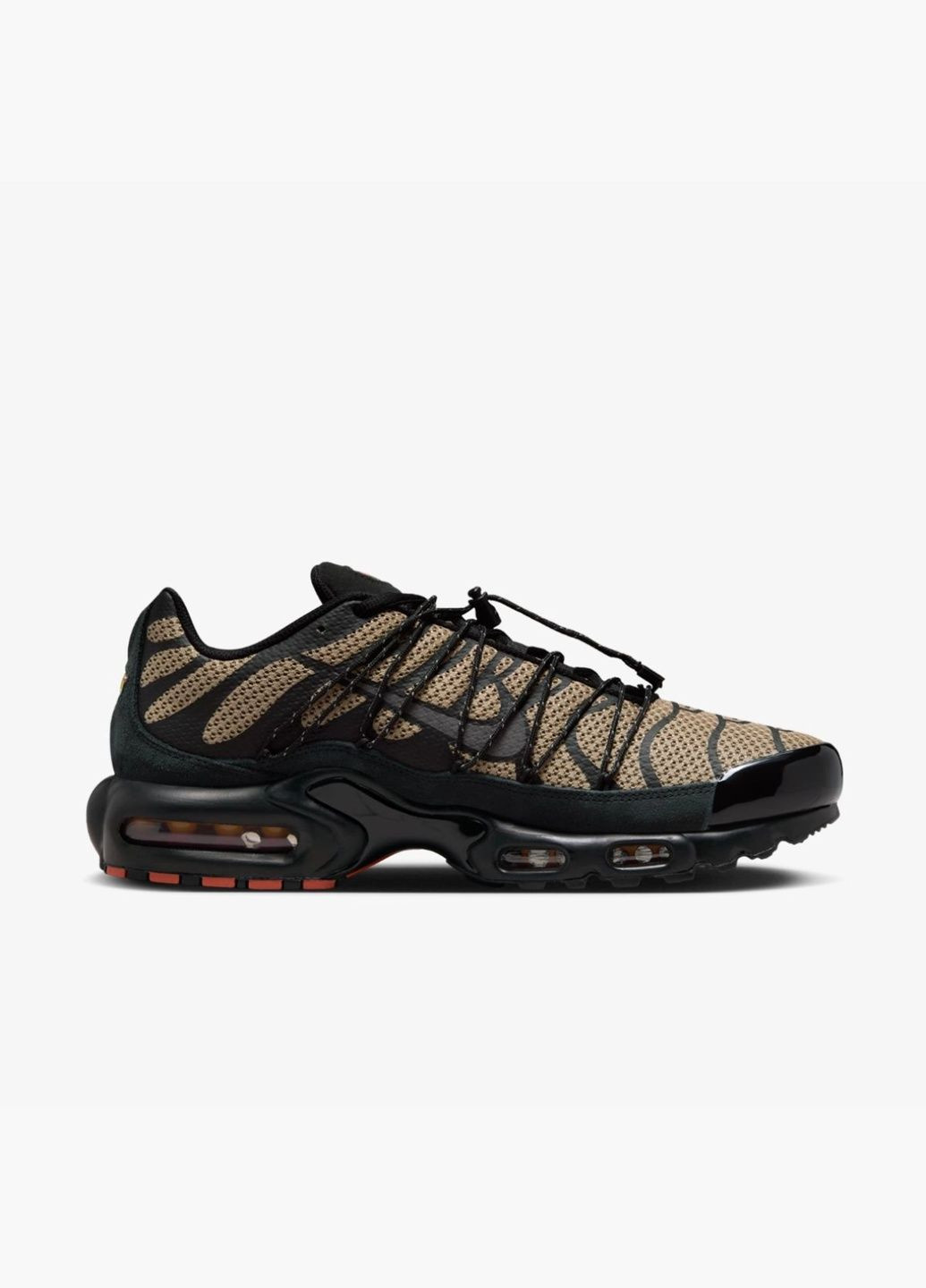 Коричневые мужские кроссовки air max plus utility brown/black fd0670-200 Nike