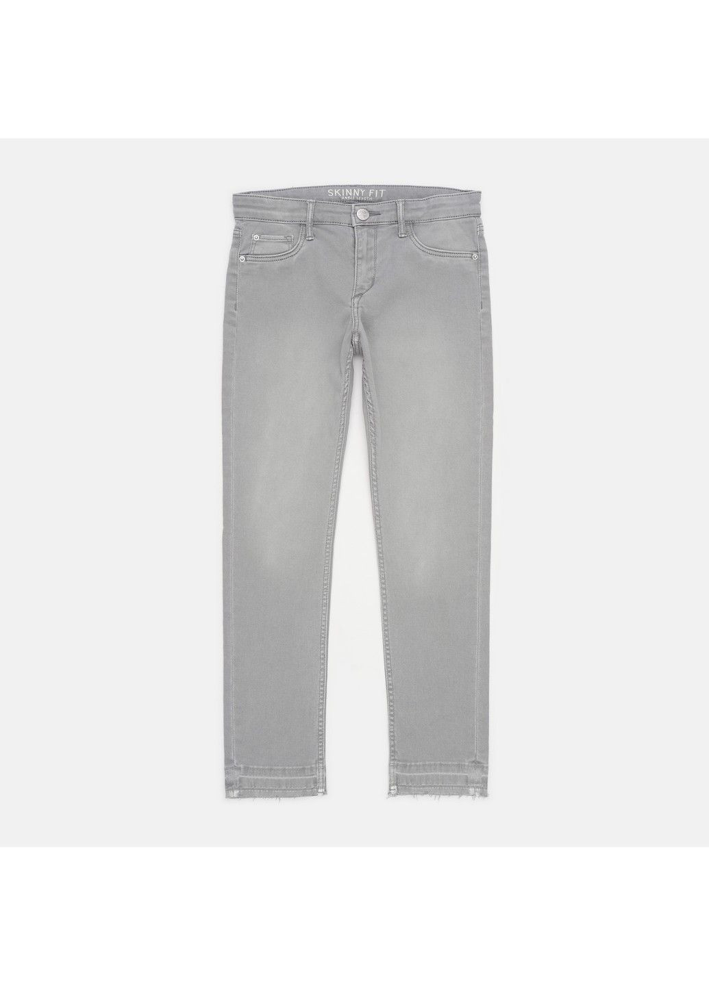 Серые демисезонные джинсы H&M