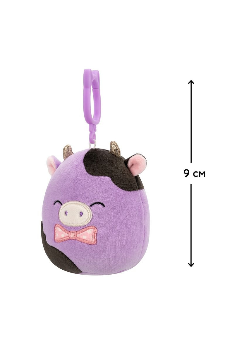 Мягкая игрушка на клипсе Коровка Олексе Squishmallows (322399904)