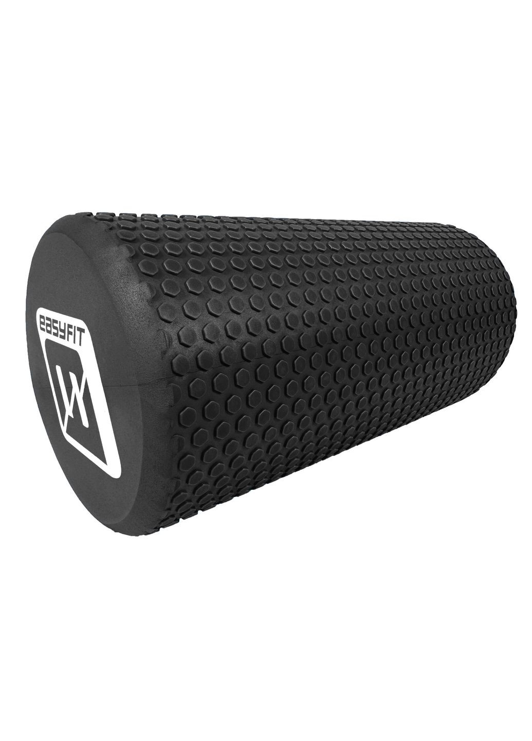 Масажний ролик Foam Roller 30 см Чорний EasyFit (340273725)