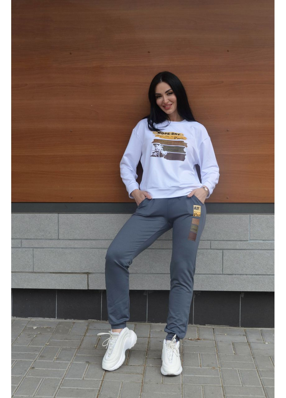 Трикотажний костюм з принтом Fashion (360769376)