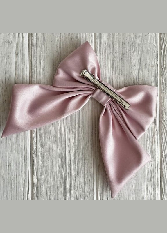 Бант атласний Полі на заколці рожевий Cleopatra 7777-9 (330775120)